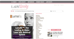 Desktop Screenshot of ladylively.com